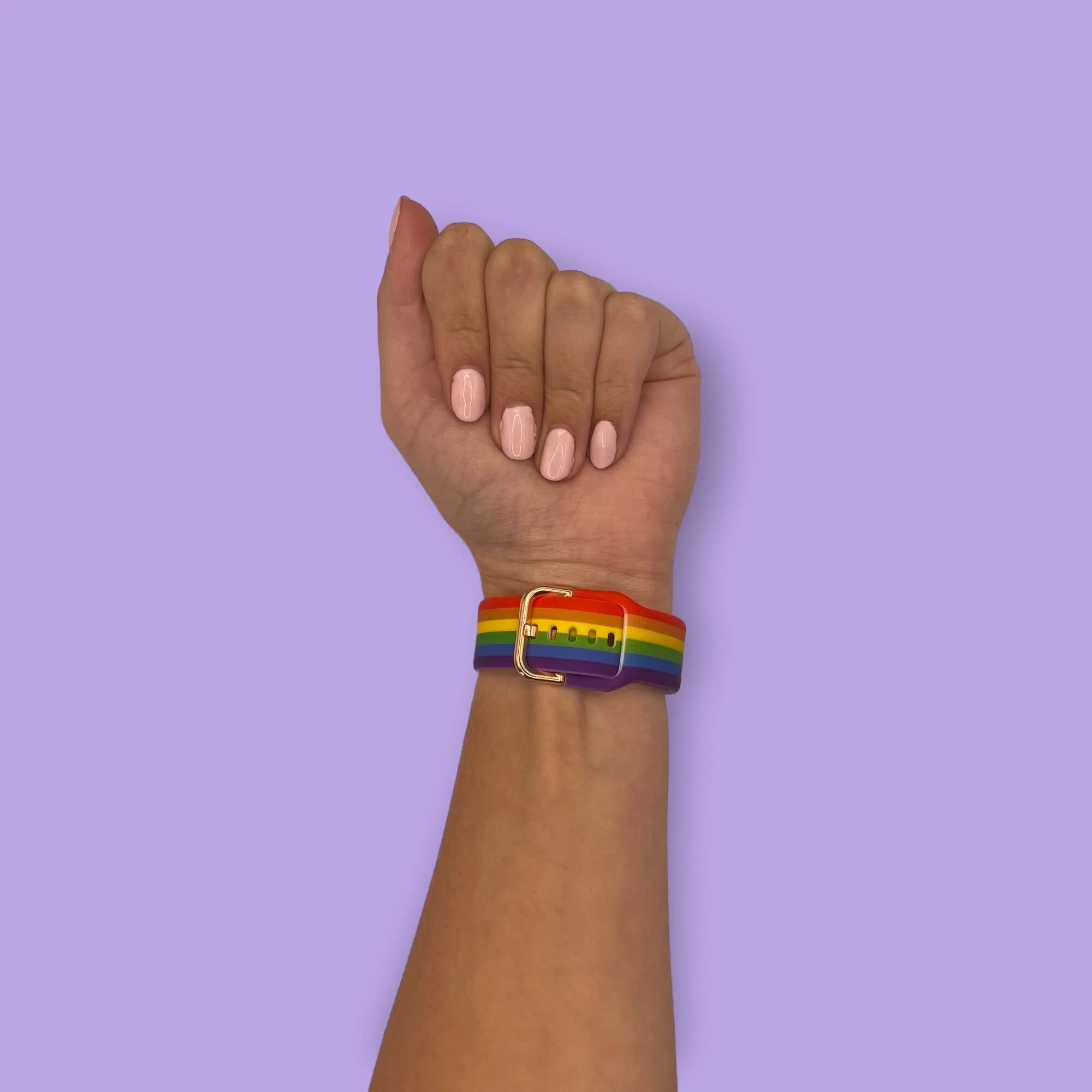 Rainbow Watch Straps compatible with the Garmin Approach S40