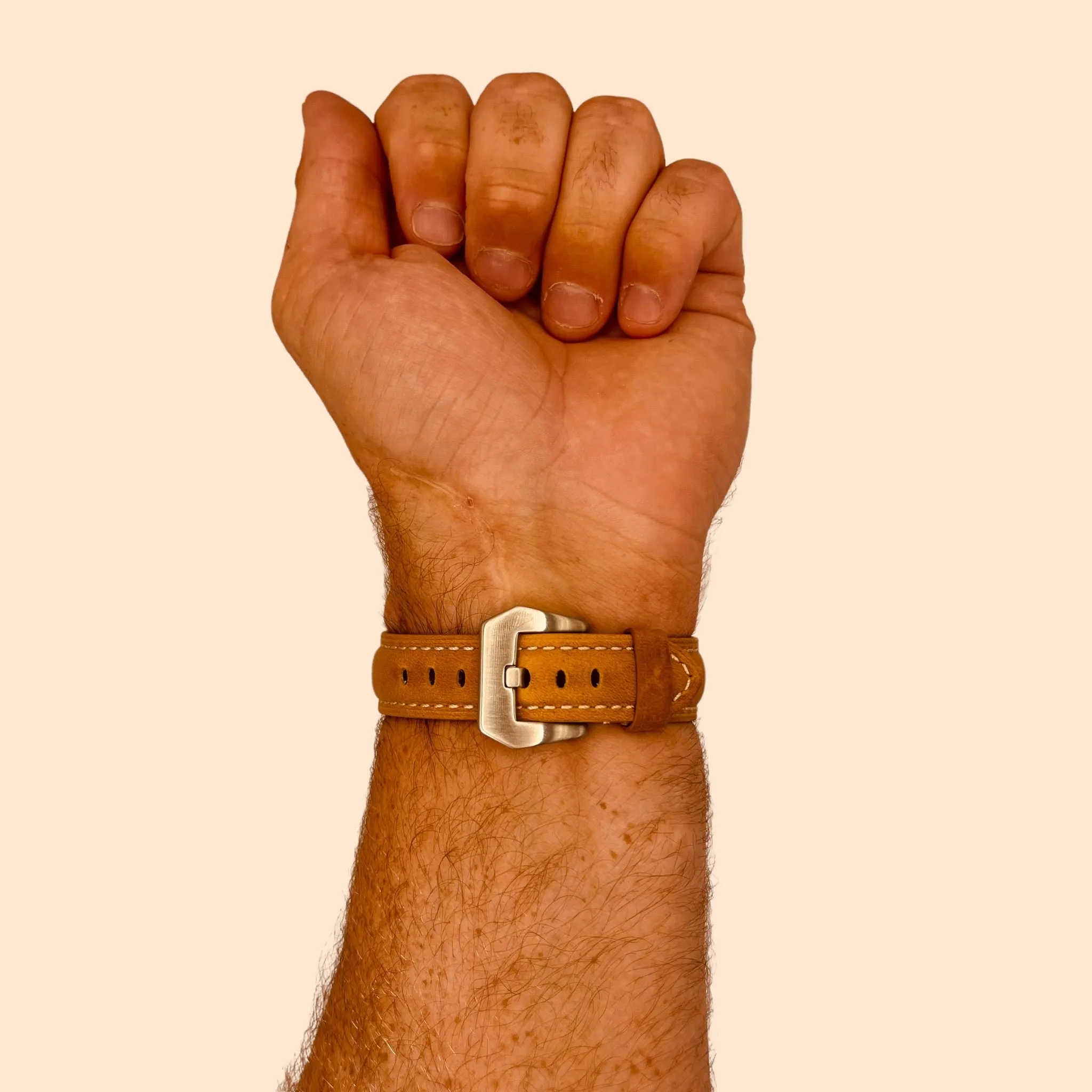 Retro Leather Straps Compatible with the Garmin Approach S40