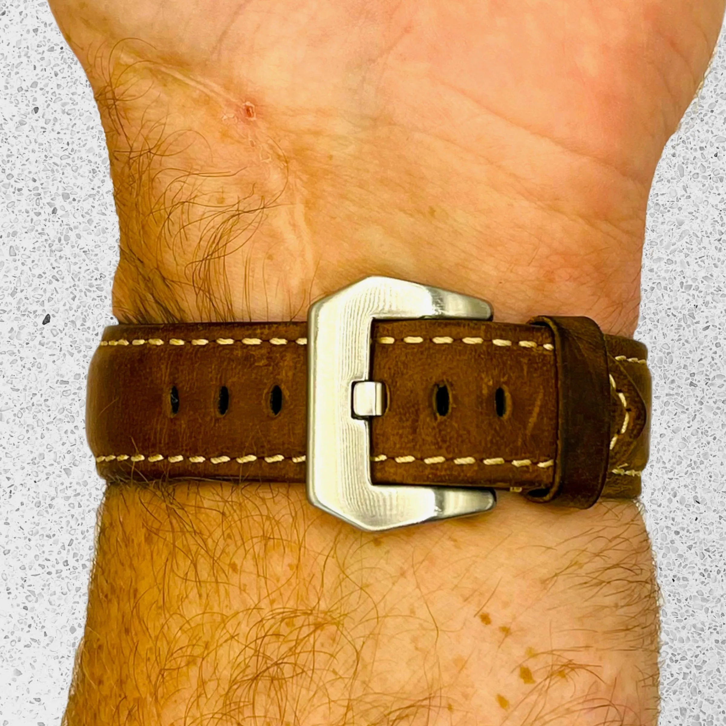 Retro Leather Straps Compatible with the Garmin Approach S40