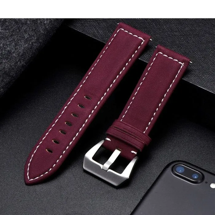 Retro Leather Straps Compatible with the Garmin Approach S40