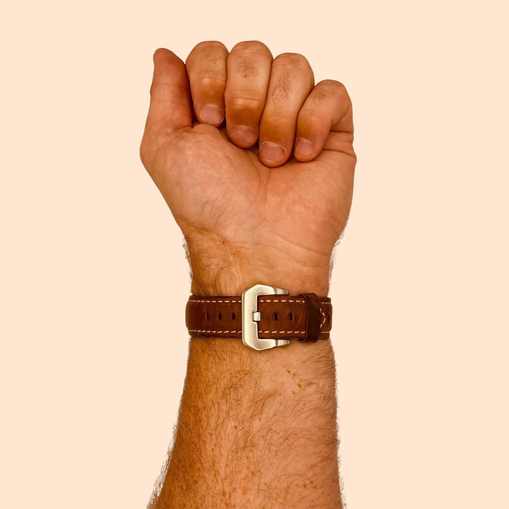 Retro Leather Straps Compatible with the Garmin Approach S40