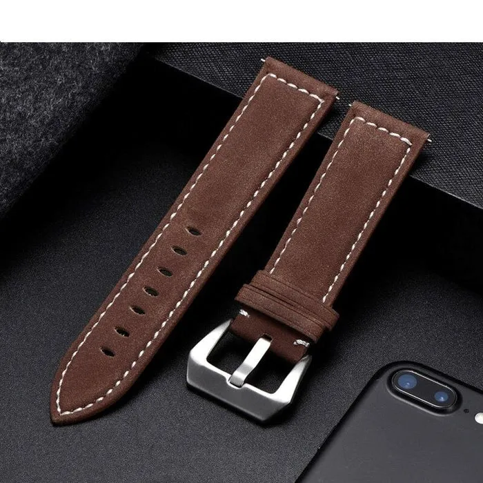 Retro Leather Straps Compatible with the Garmin Approach S40
