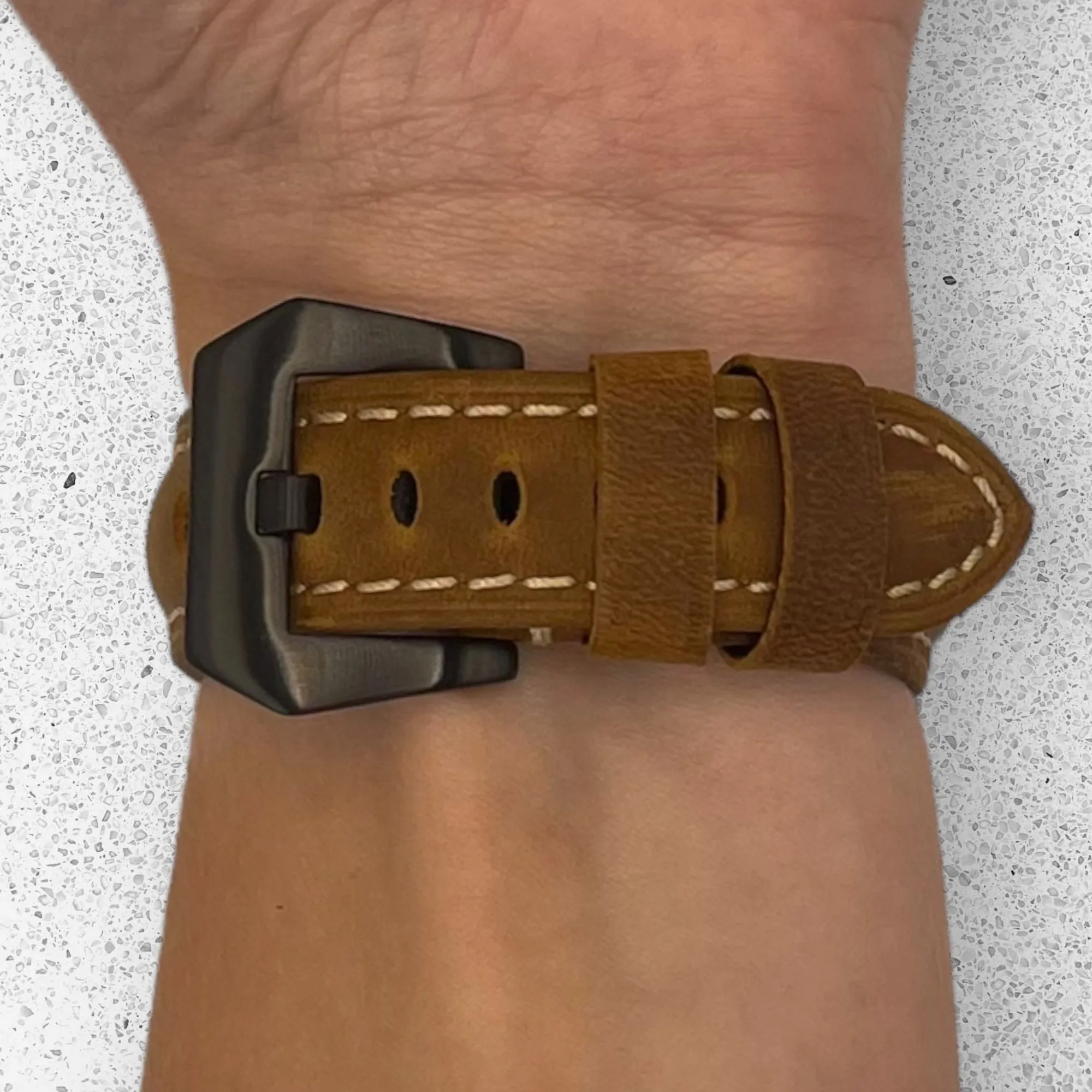 Retro Leather Straps Compatible with the Garmin Approach S40