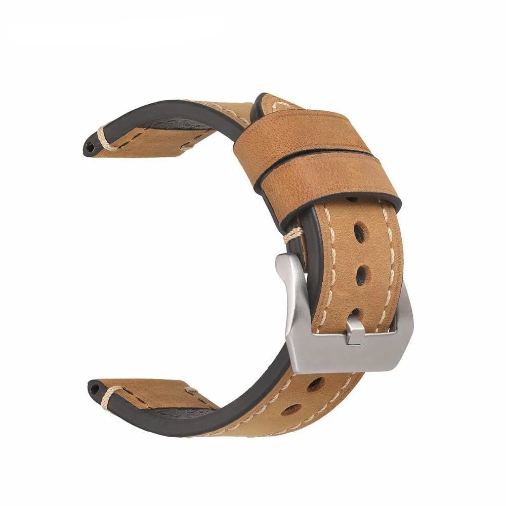 Retro Leather Straps Compatible with the Garmin Approach S40