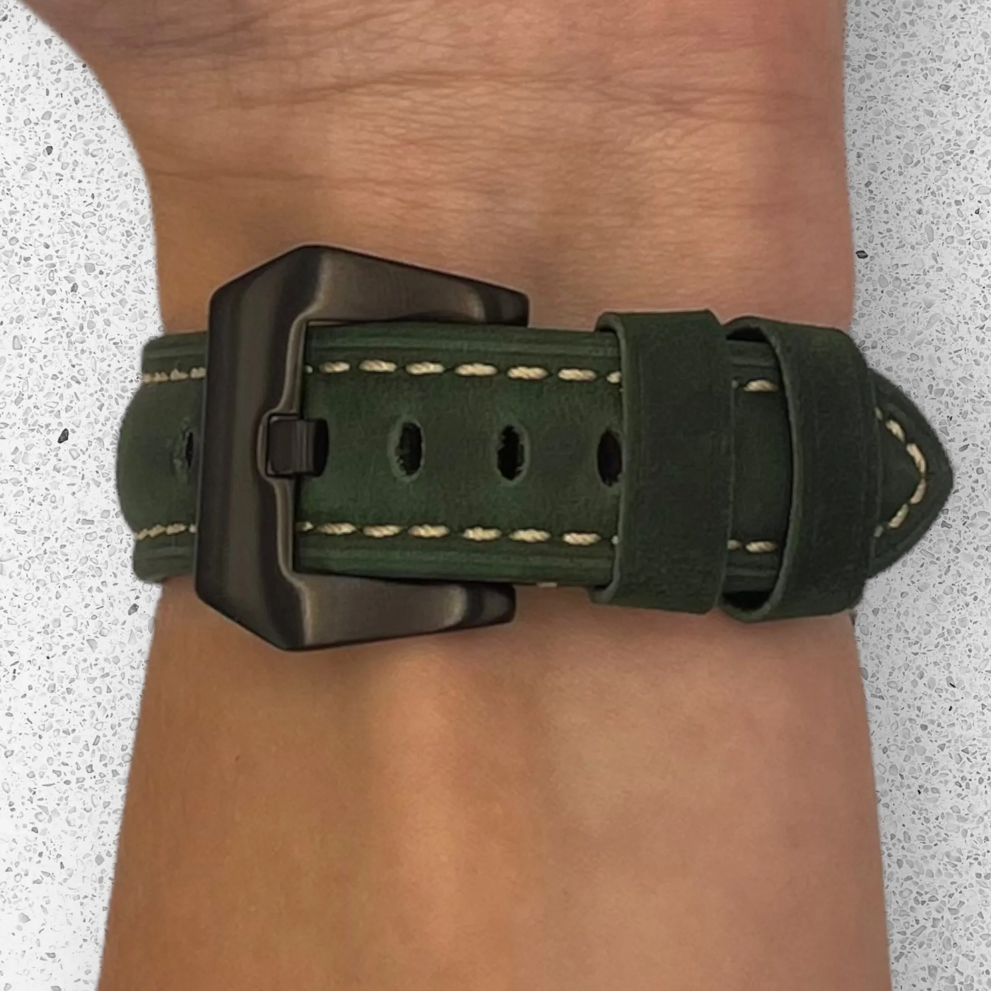 Retro Leather Straps Compatible with the Garmin Approach S40