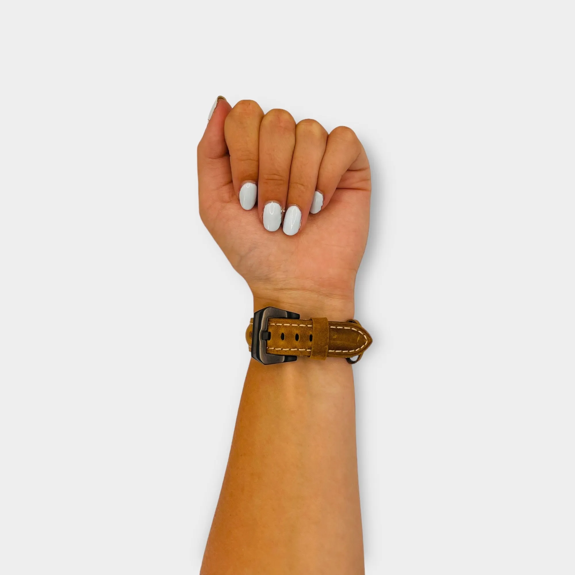 Retro Leather Straps Compatible with the Garmin Approach S40