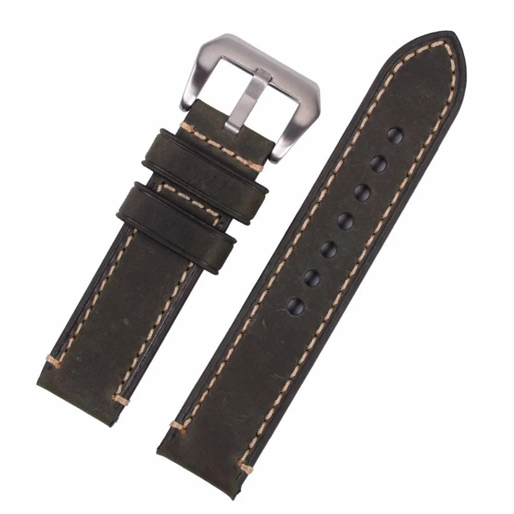 Retro Leather Straps Compatible with the Garmin Approach S40