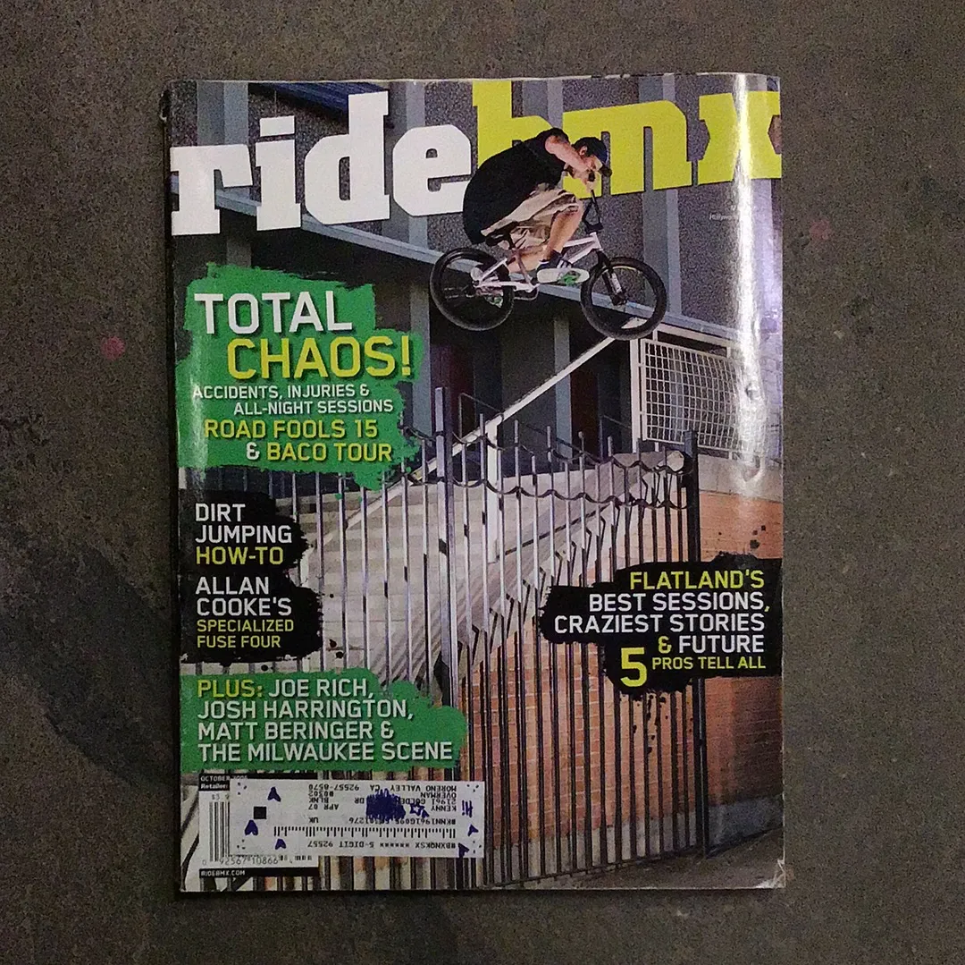 Ride Bmx magazine back issues 2006