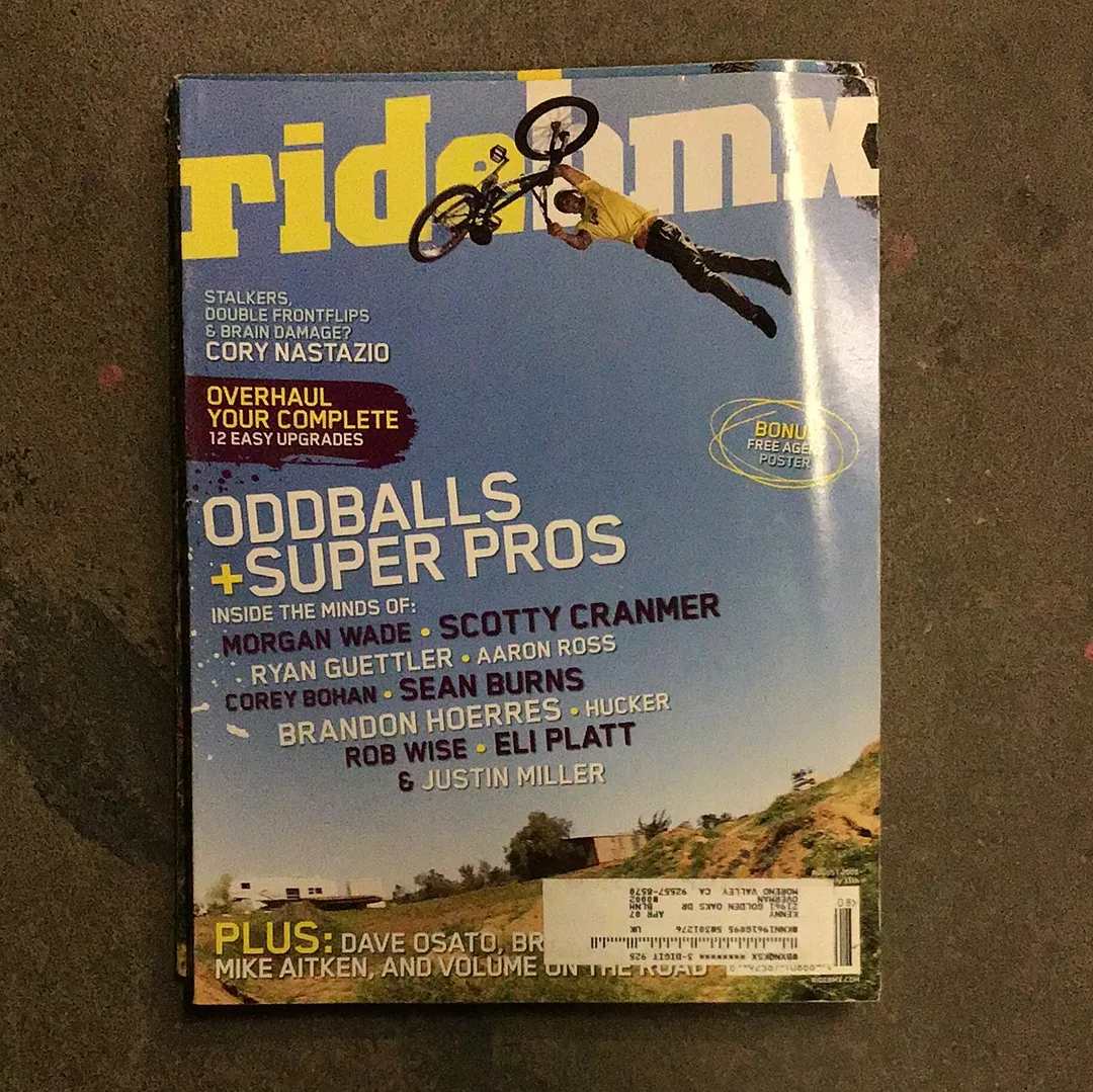 Ride Bmx magazine back issues 2006