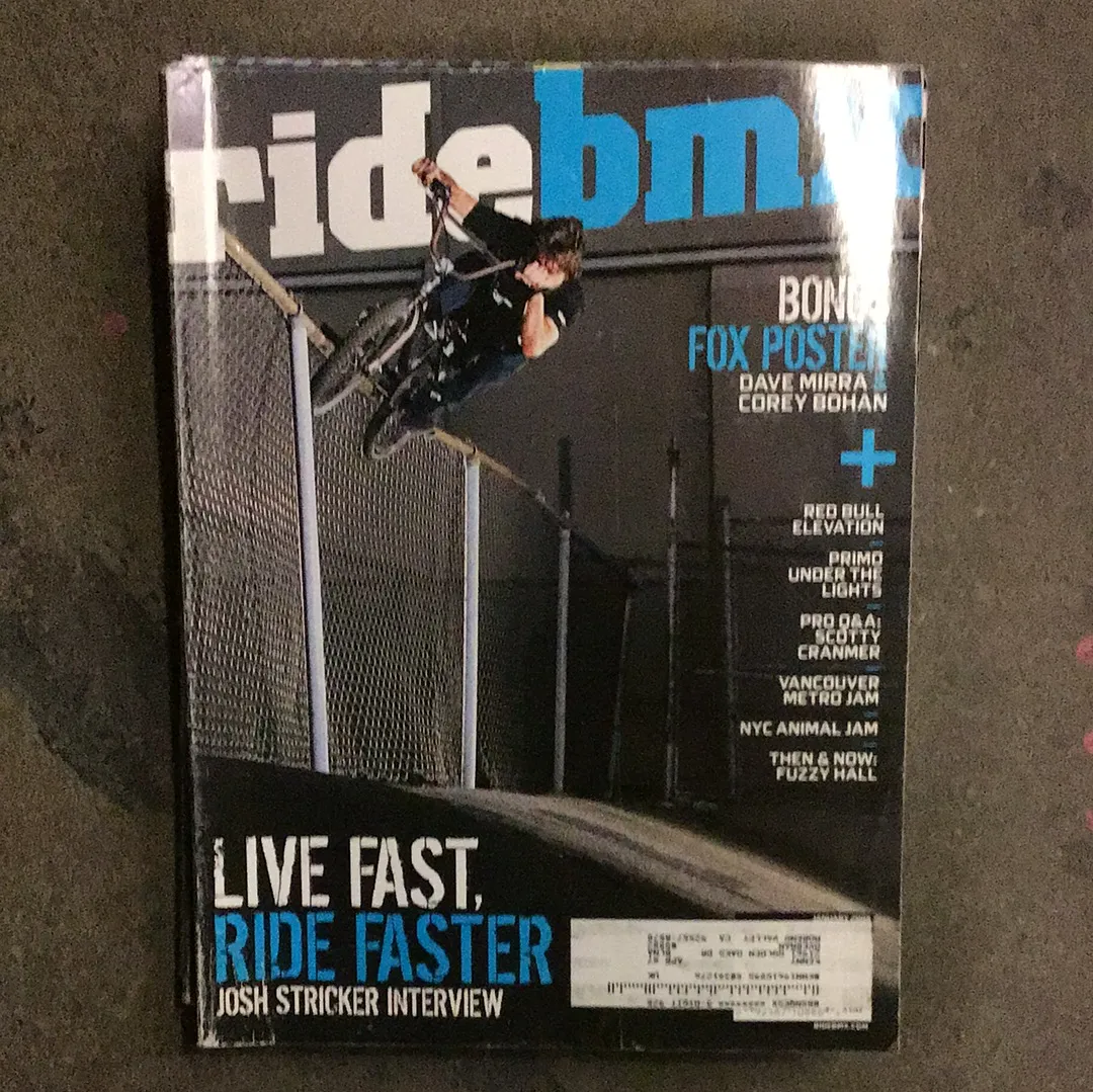 Ride Bmx magazine back issues 2006