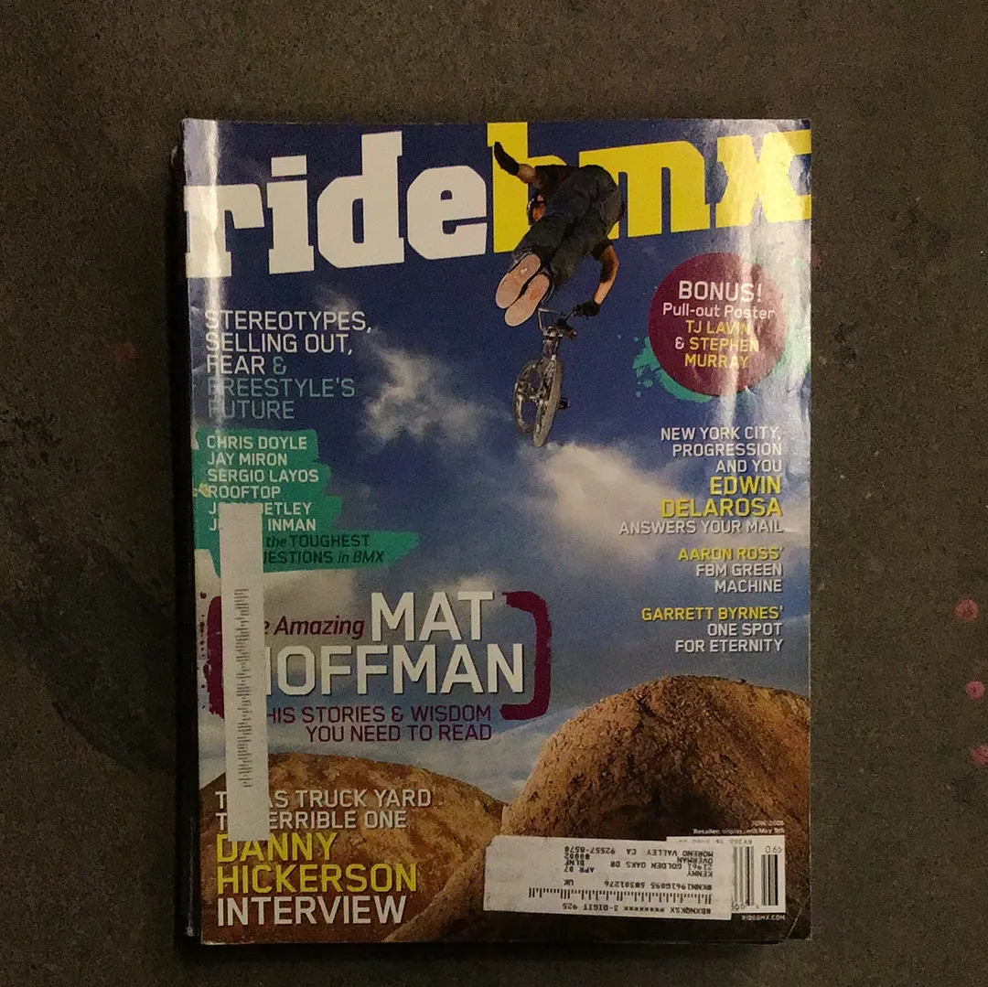Ride Bmx magazine back issues 2006