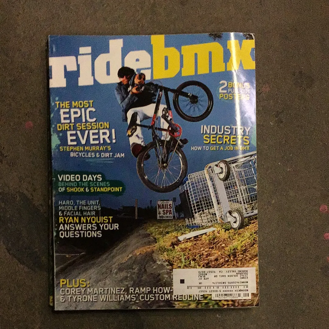 Ride Bmx magazine back issues 2006