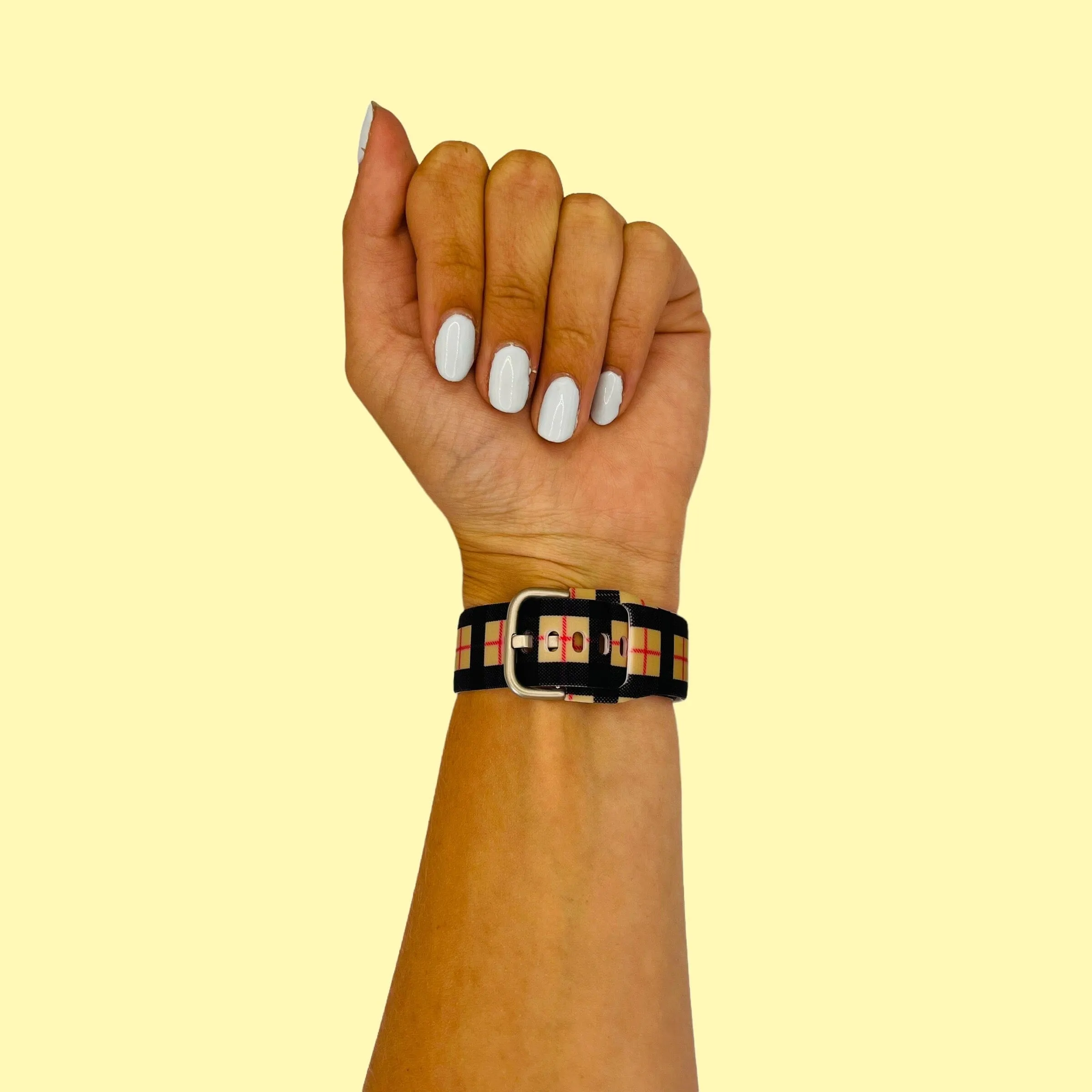 Silicone Pattern Watch Straps compatible with the Garmin Approach S42