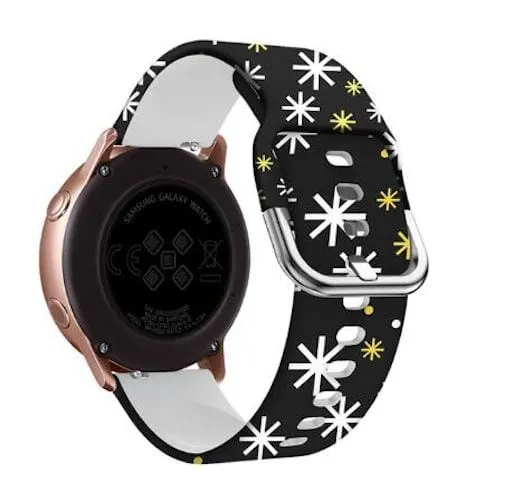 Silicone Pattern Watch Straps compatible with the Garmin Approach S42