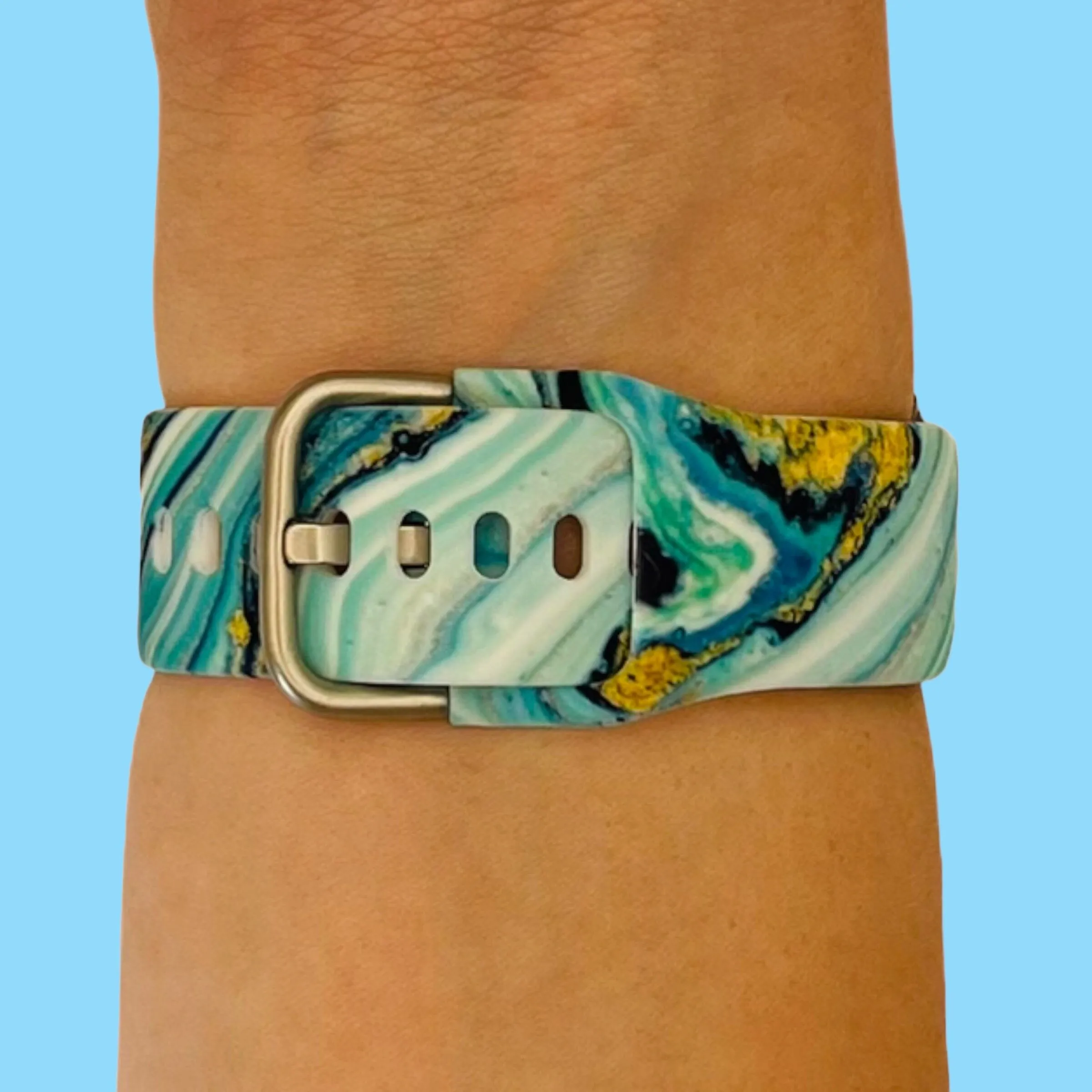 Silicone Pattern Watch Straps compatible with the Garmin Approach S42