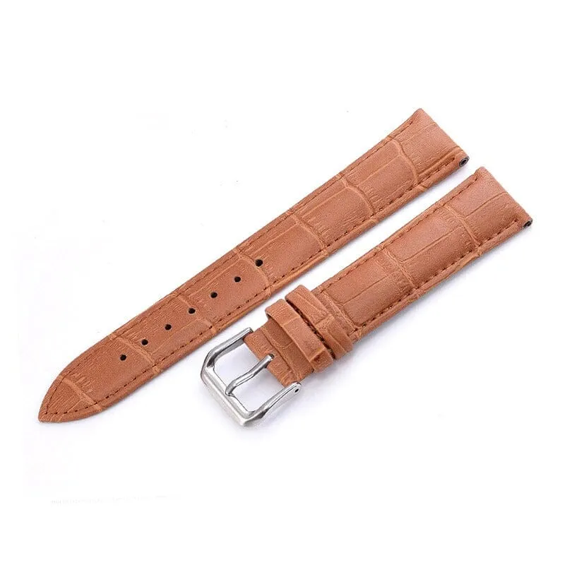 Snakeskin Leather Watch Straps Compatible with the Garmin Approach S12
