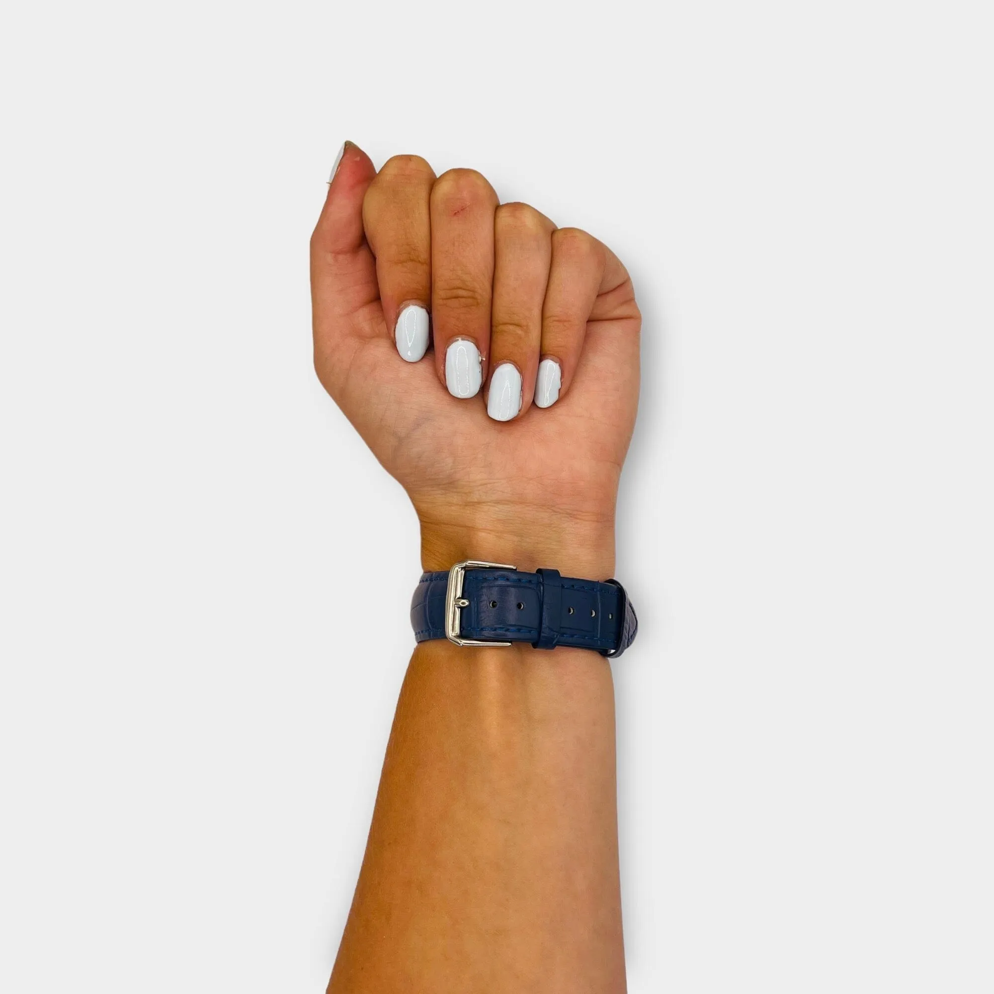Snakeskin Leather Watch Straps Compatible with the Garmin Approach S12
