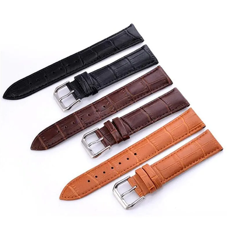 Snakeskin Leather Watch Straps Compatible with the Garmin Approach S12