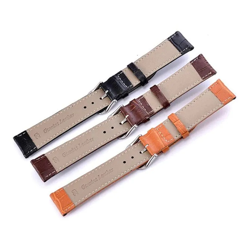 Snakeskin Leather Watch Straps Compatible with the Garmin Approach S12