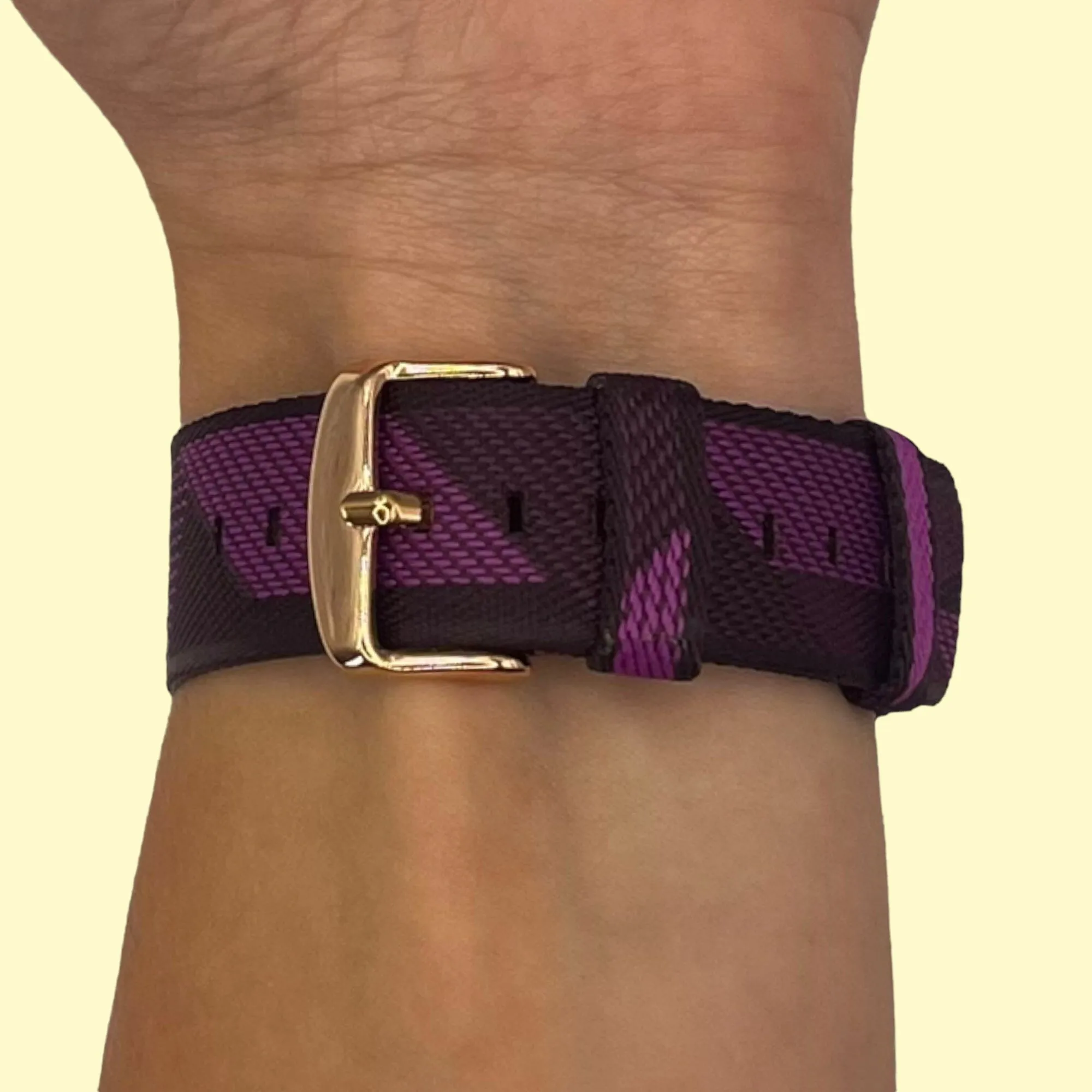Stylish Canvas Watch Straps Compatible with Garmin Approach S42