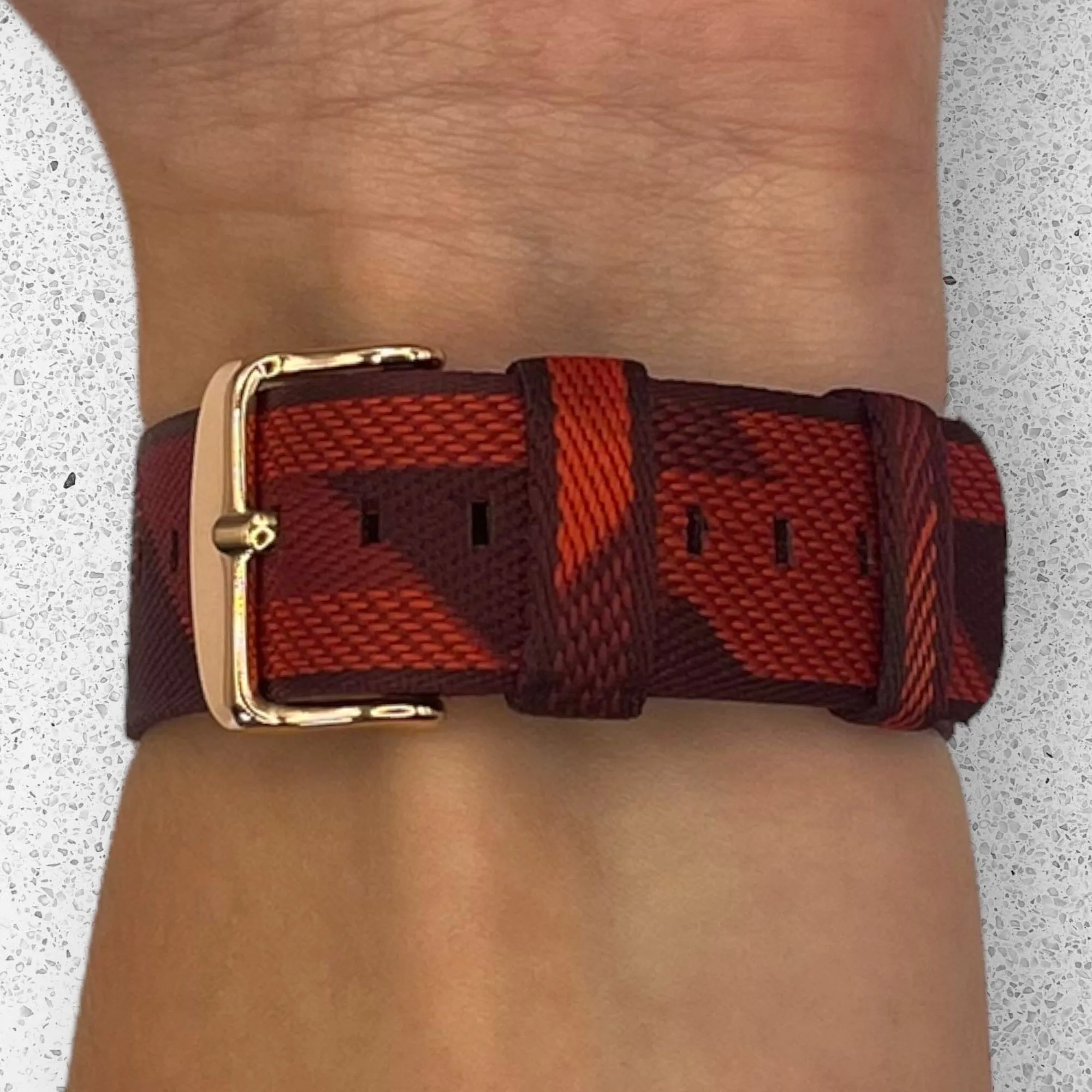 Stylish Canvas Watch Straps Compatible with Garmin Approach S42