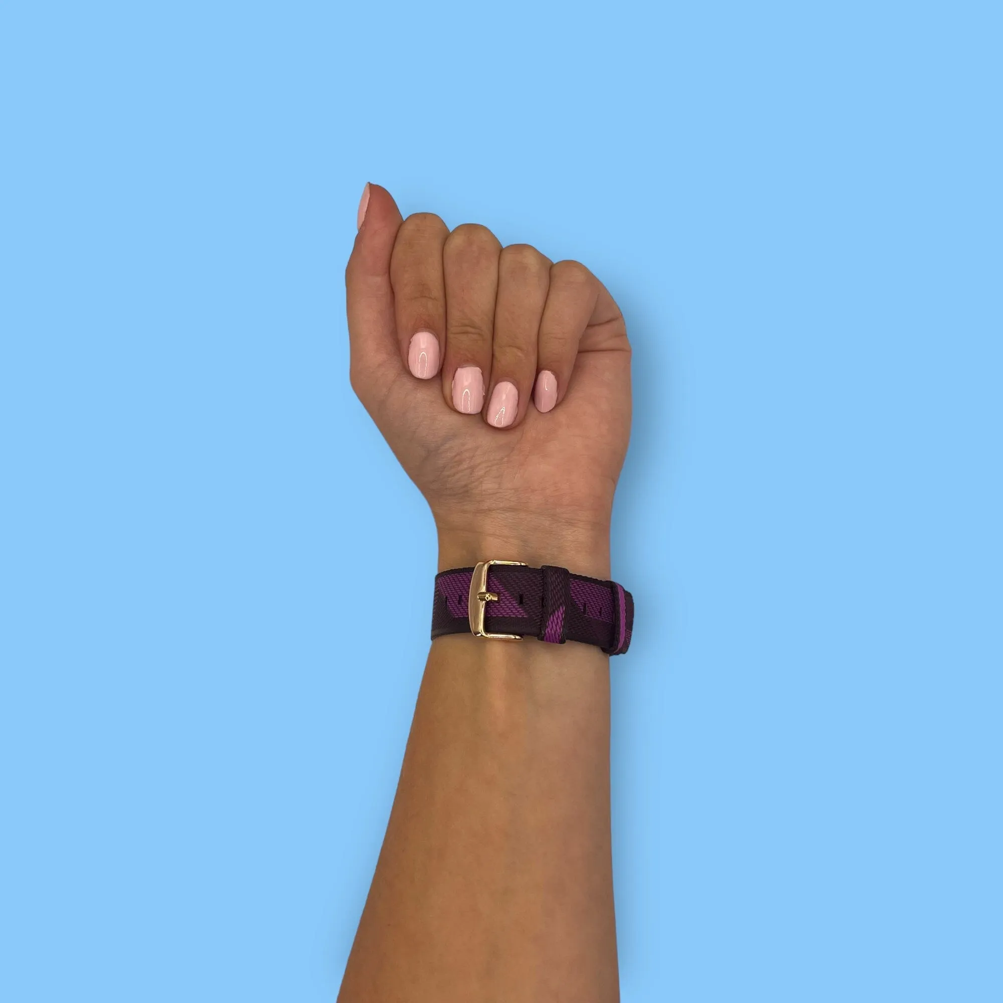 Stylish Canvas Watch Straps Compatible with Garmin Approach S42