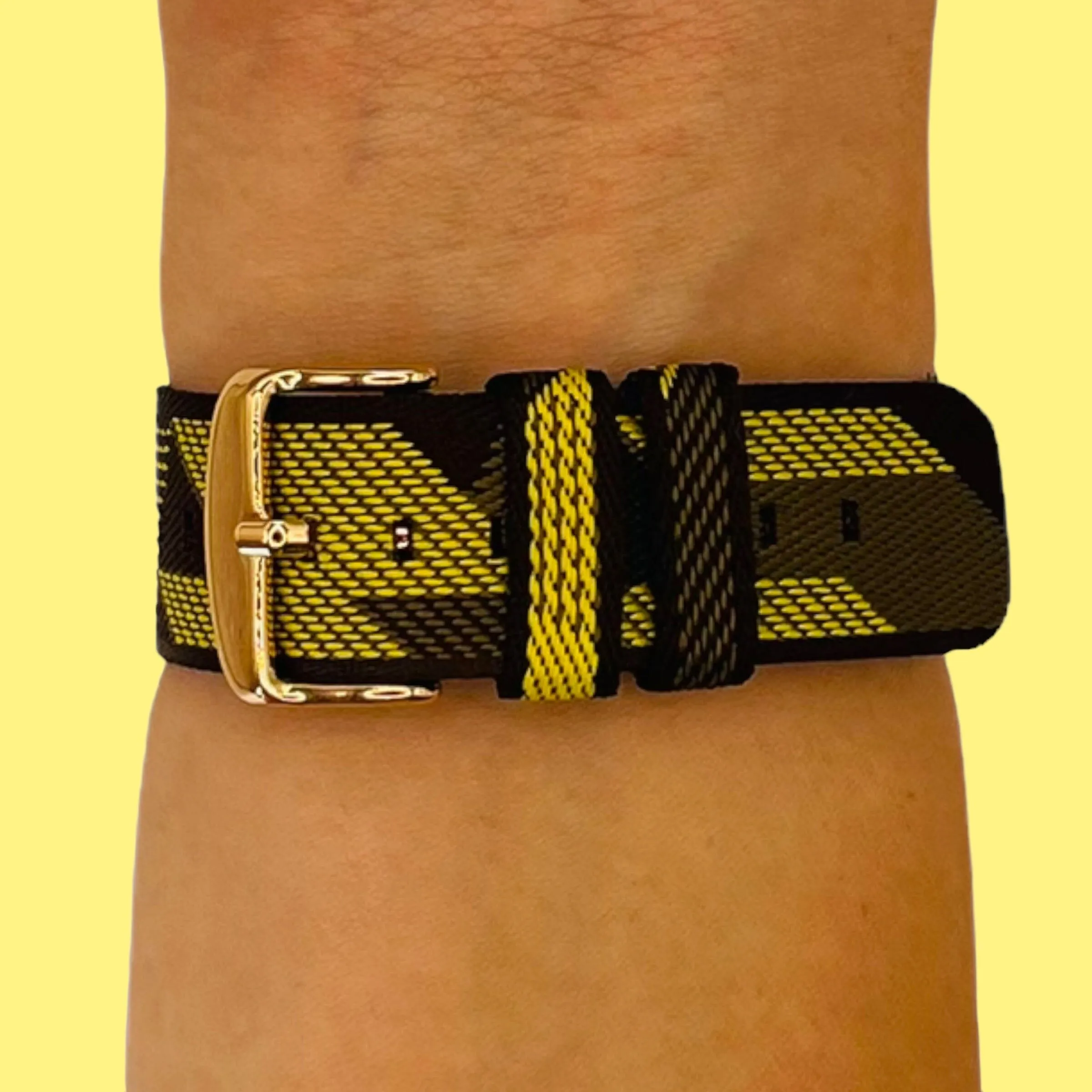 Stylish Canvas Watch Straps Compatible with Garmin Approach S42