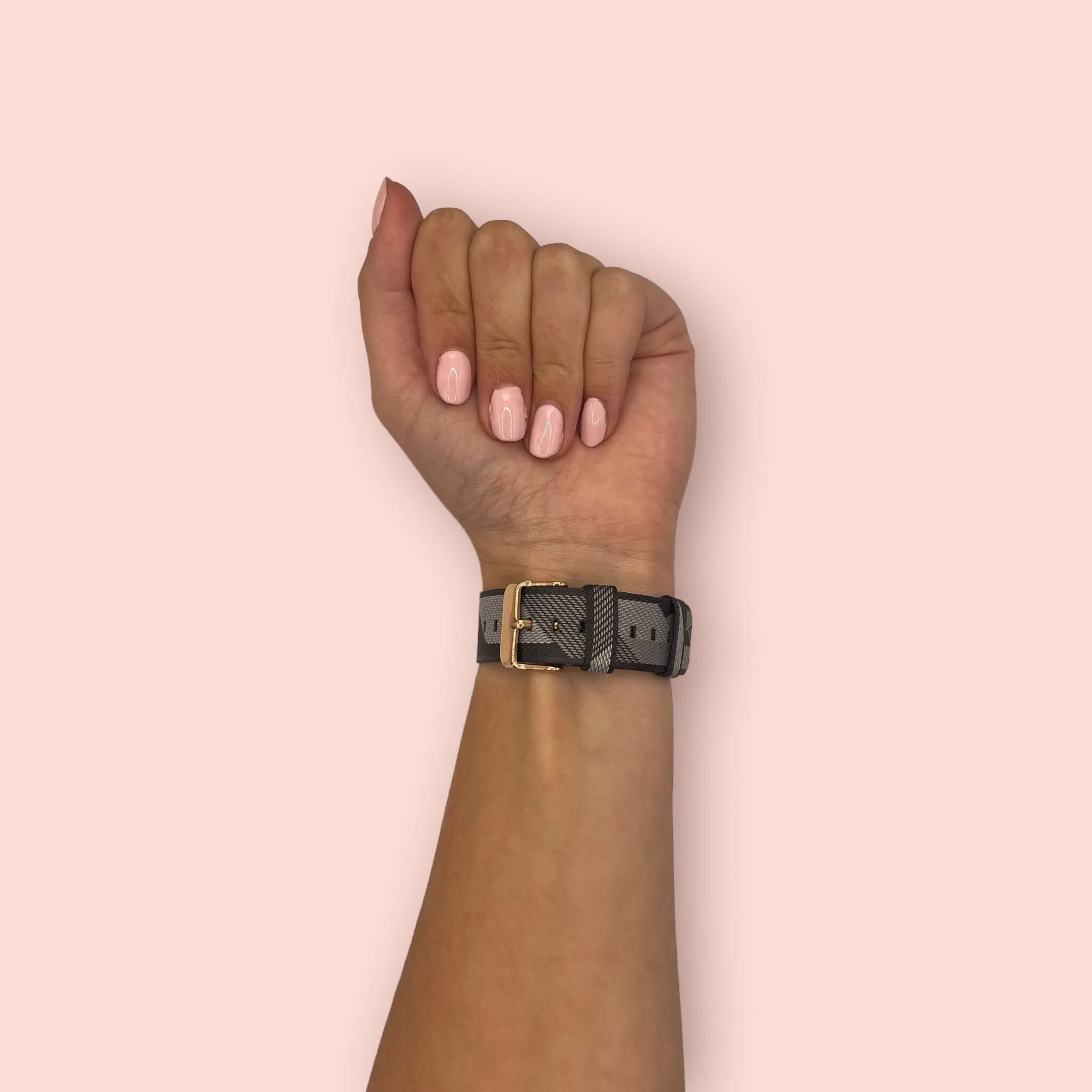 Stylish Canvas Watch Straps Compatible with Garmin Approach S42