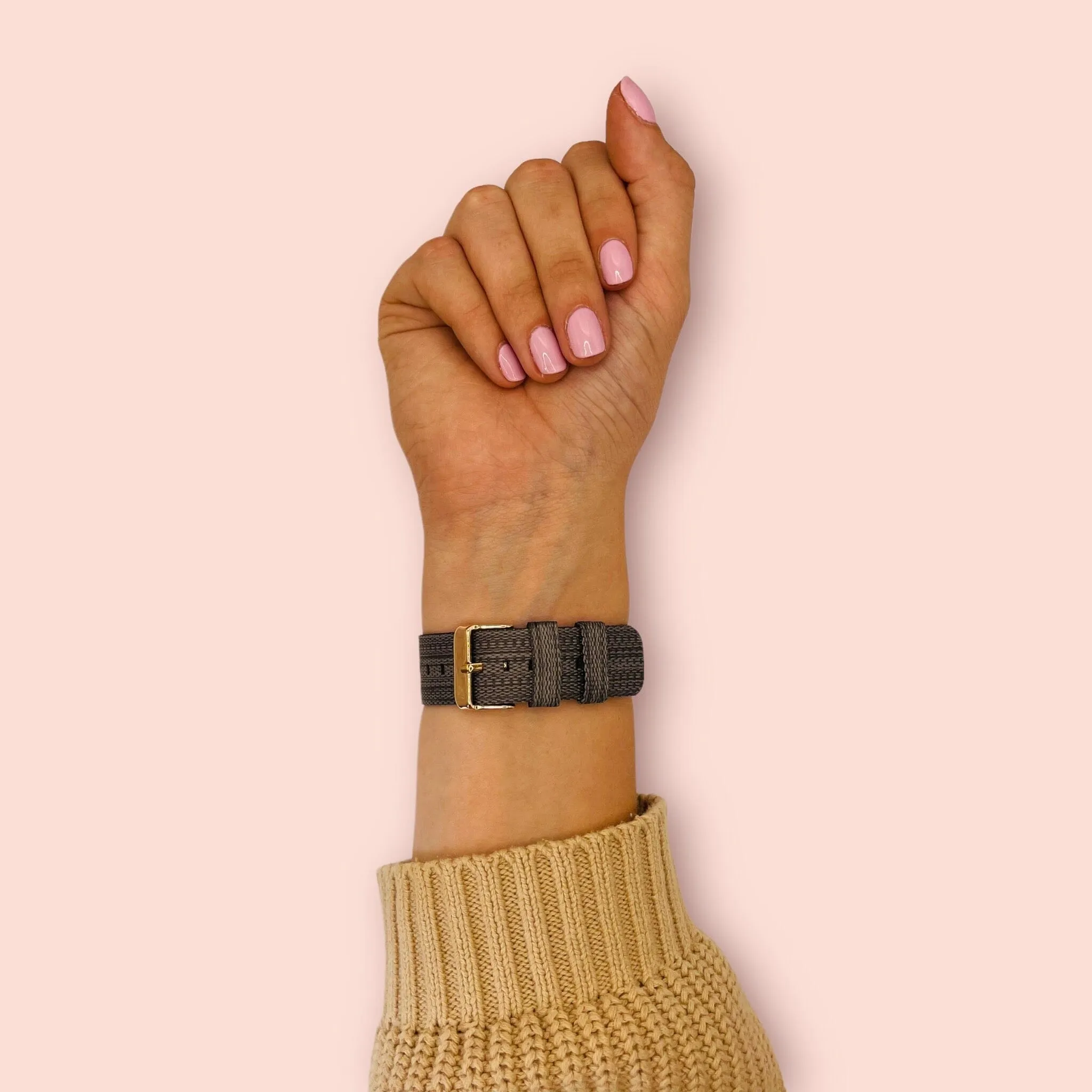 Stylish Canvas Watch Straps Compatible with Garmin Approach S42
