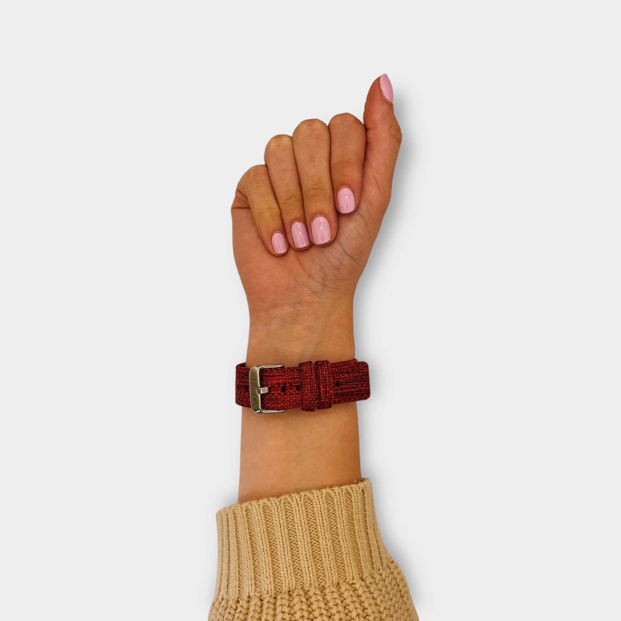 Stylish Canvas Watch Straps Compatible with Garmin Approach S42
