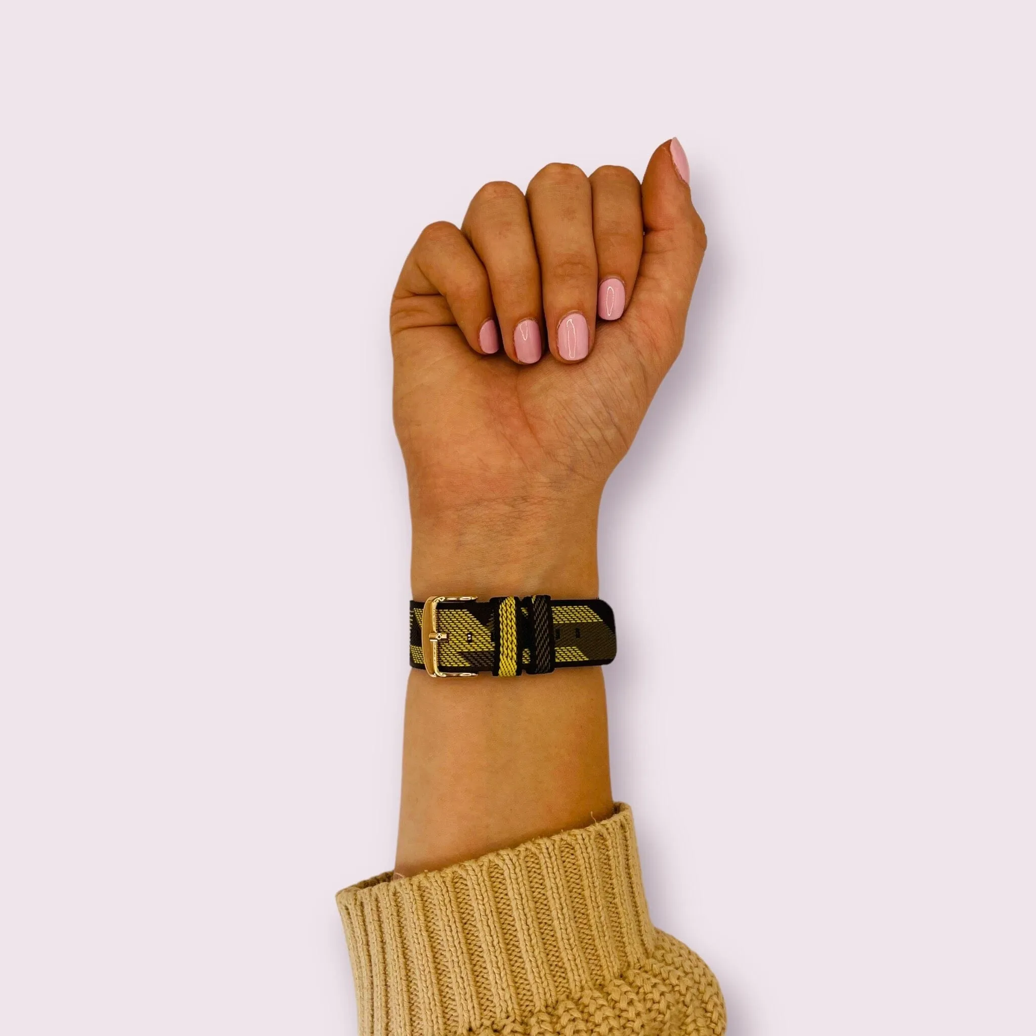Stylish Canvas Watch Straps Compatible with Garmin Approach S42
