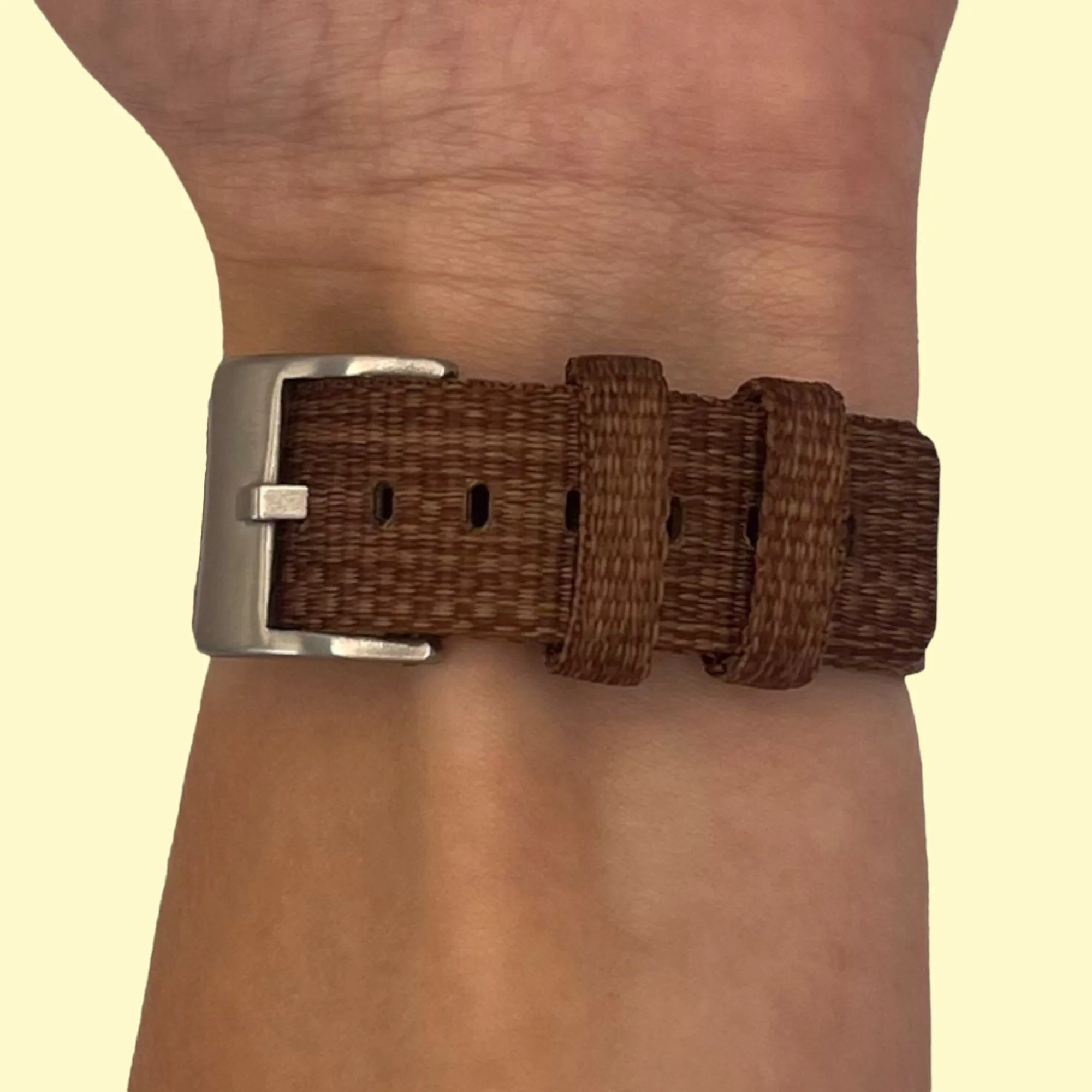 Stylish Canvas Watch Straps Compatible with Garmin Approach S42