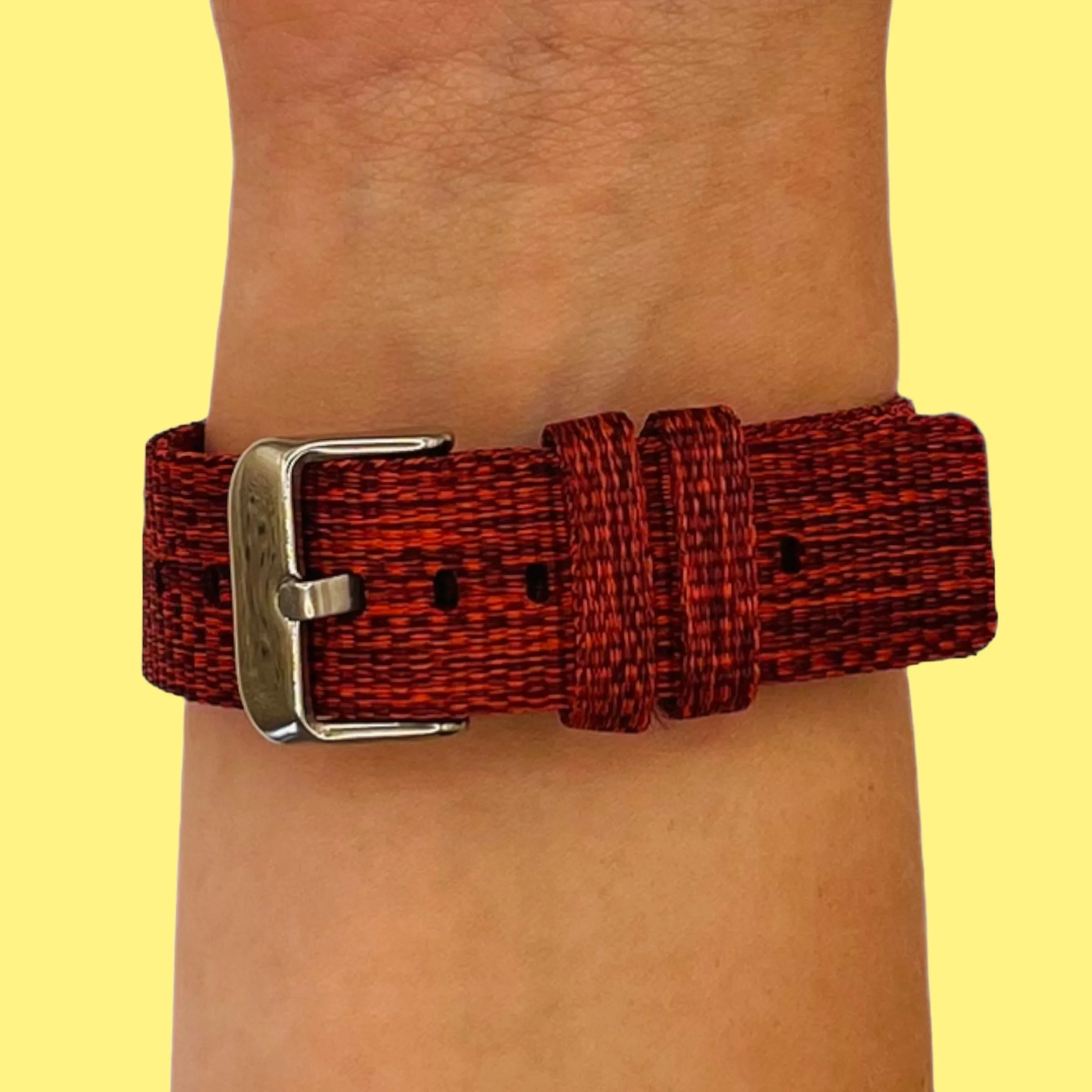 Stylish Canvas Watch Straps Compatible with Garmin Approach S42