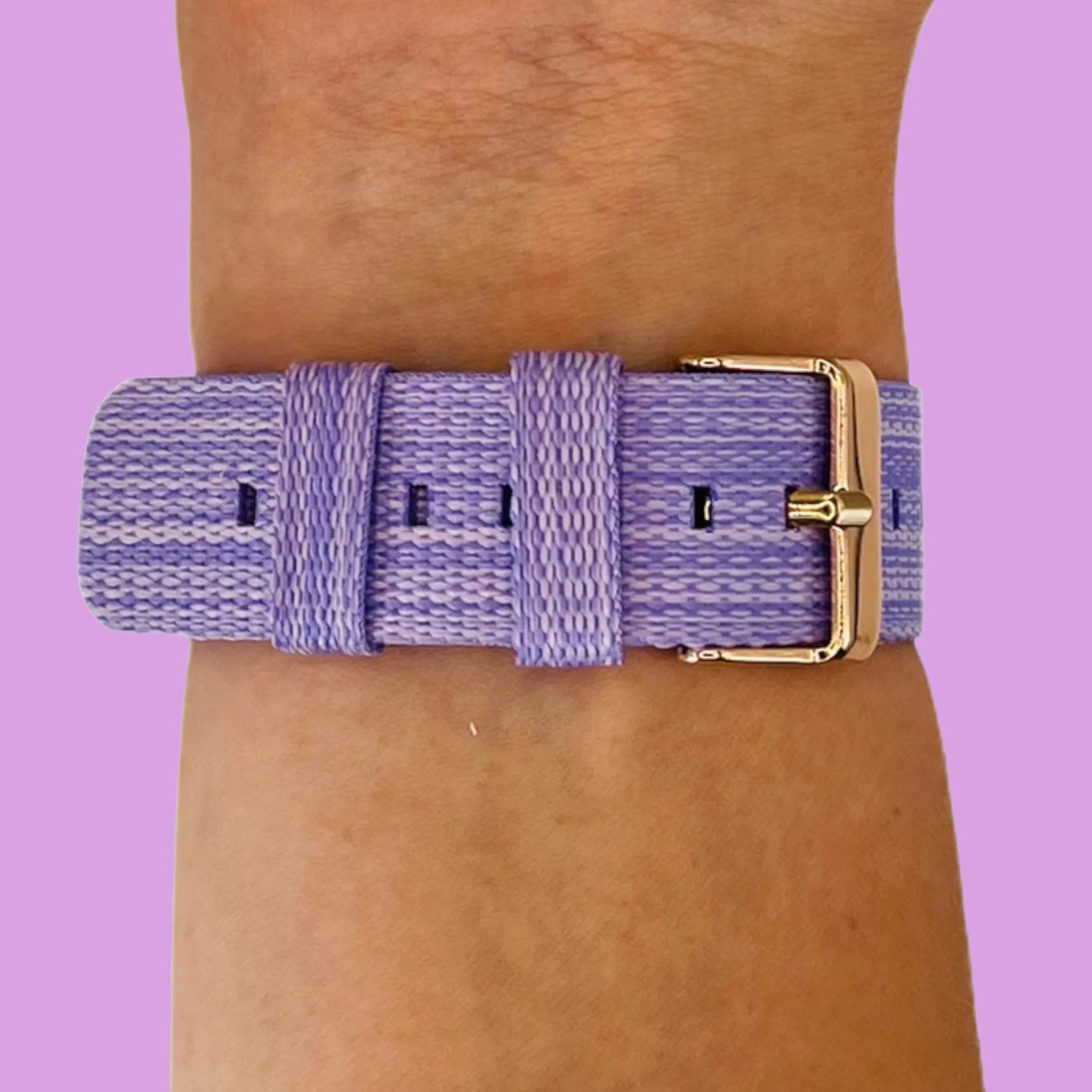 Stylish Canvas Watch Straps Compatible with Garmin Approach S42
