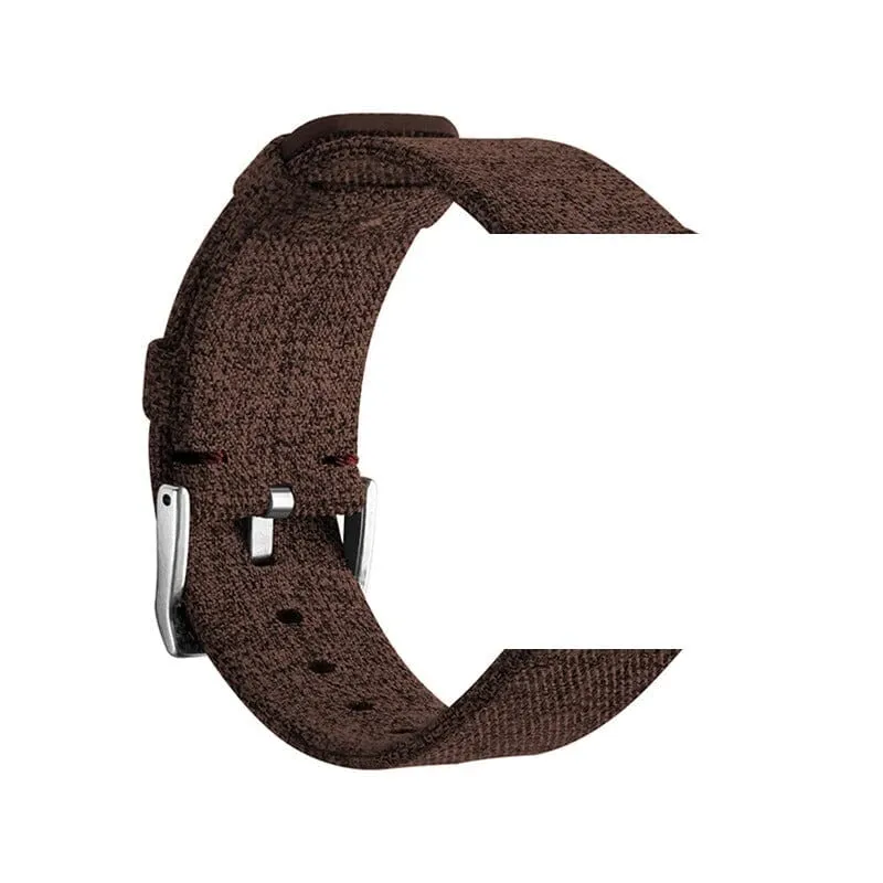 Stylish Canvas Watch Straps Compatible with Garmin Approach S42