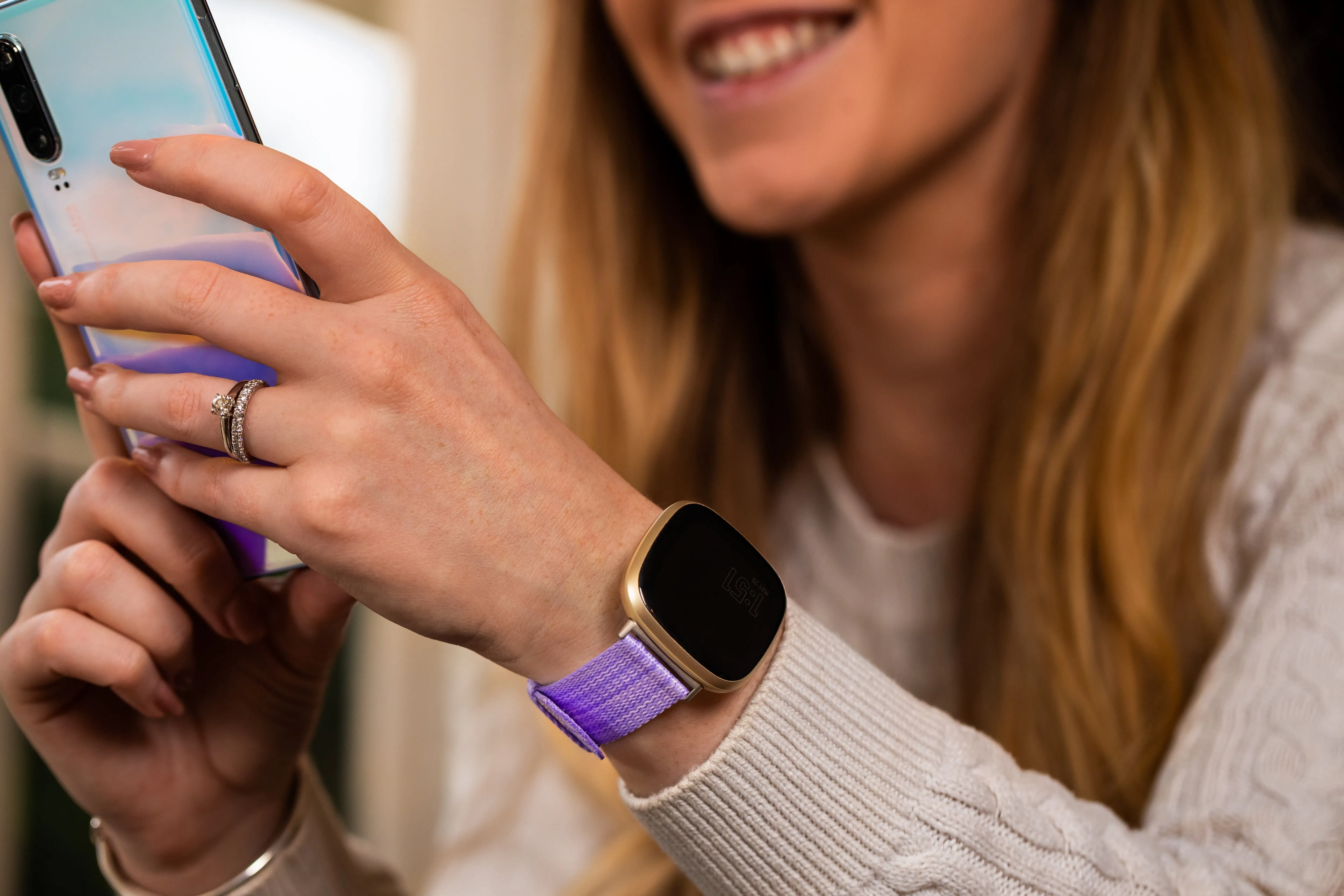 Stylish Canvas Watch Straps Compatible with Garmin Approach S42