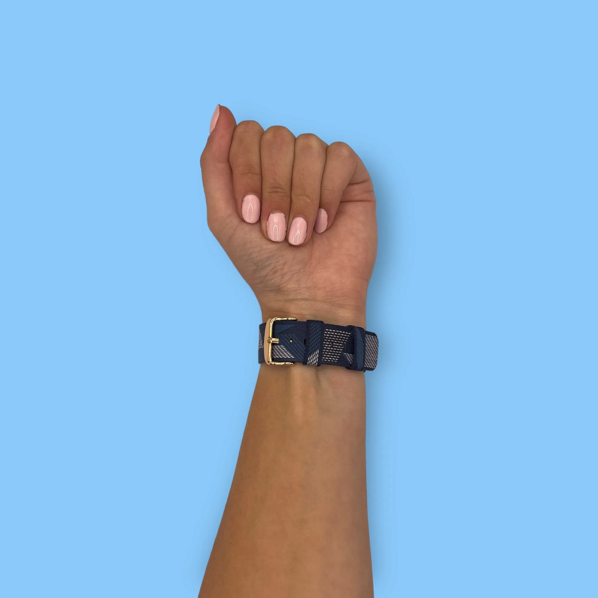 Stylish Canvas Watch Straps Compatible with Garmin Approach S42