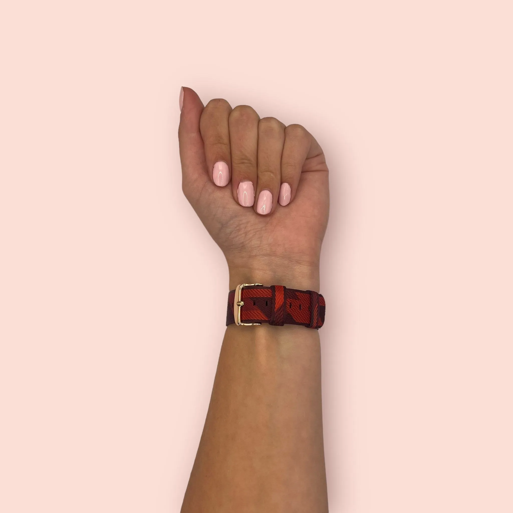 Stylish Canvas Watch Straps Compatible with Garmin Approach S42