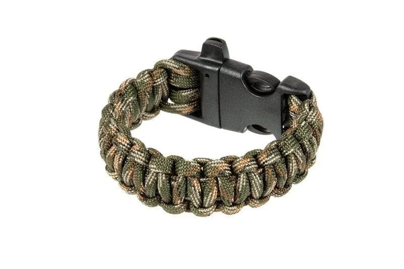Survival Bracelet (Fastex) - Camo