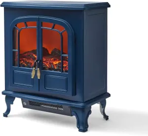 Warmlite 2KW Double Door Portable Electric Fire Stove Heater