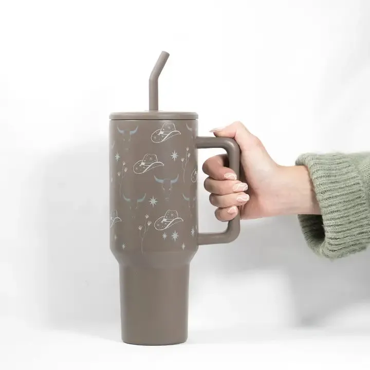 Western Print Tumbler